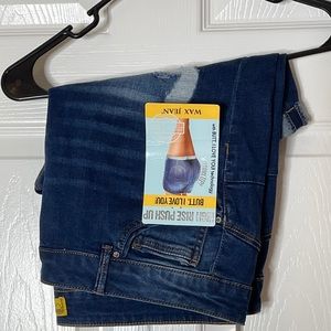 NWT Wax Jean Dark Wash Short Sz 2xl